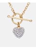Diamant L'éternel Halskette aus 375 Gelbgold mit Diamant Herz-Design