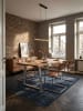 KADIMA DESIGN Esszimmertisch 120x60x76 cm Massivholz / Metall Esstisch