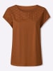 Sieh an! Kurzarmshirt in cognac