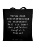 Mr. & Mrs. Panda Schultasche Spruch Ergotherapeutin BalanZeichen mit ... in Schwarz
