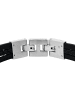 Tom Tailor Armband Edelstahl, IP schwarz, Lack in schwarz