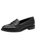Tamaris Slipper in BLACK LEATHER