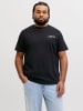 JACK & JONES PLUS T-shirt in Black
