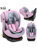 BeBelissimo Kindersitz I-SIZE 40-150 cm, 360, Kinderautositz - Leto in Rosa