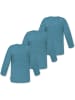 Normani Outdoor Sports 3er Pack Baby Merino Longsleeve Taupo in Blau