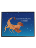 Mr. & Mrs. Panda tischpad Sternzeichen Skorpion mit Spruch in Sternenhimmel Blau