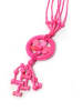 collezione alessandro Lange Kette " Florence " in pink