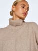 Noisy may Rollkragen Strickpullover mit Schlitzen NMIAN in Beige