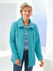 Sieh an! Fleece-Jacke in aqua