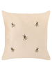 Beliani 2er-Set Dekokissen TALINUM in Beige/Gelb/Braun