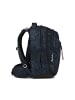 Satch Schulrucksack-Set MATCH "Midnight Jungle" 3-tlg. in Schwarz