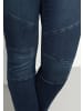 sheego Stretch-Jeans in dark blue denim
