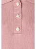More & More kurzes 1/2 Arm-Strickpolo, Zierknöpfe in mellow rose