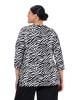 Ulla Popken Longshirt in schwarz
