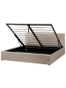 Beliani 2-tlg Doppelbett MONTLAUR in Beige
