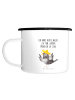 Mr. & Mrs. Panda Becher Rabe Sombrero mit Spruch in Weiß