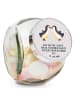 Mr. & Mrs. Panda Bonbonglas Pinguin Liebe mit Spruch in Grau Pastell