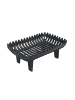 relaxdays Kaminrost in Schwarz - (B)42 x (H)16 x (T)28 cm