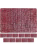 Ritzenhoff & Breker 12er Set Tischsets Linen 44 x 29 cm in Rot