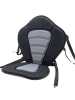 relaxdays Kajaksitz in Schwarz/ Grau - (B)53 x (H)46 x (T)34 cm