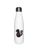 Mr. & Mrs. Panda Isolier-Trinkflasche Stinktier Blume ohne Spruch in Weiß