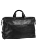 Bodenschatz Reisetasche echt Leder in schwarz