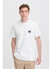 CASUAL FRIDAY T-Shirt CFTHOR tee with logo badge in Weiß