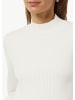 comma CI Strickpullover langarm in Weiß