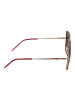 HUGO Frauen Sonnenbrille Quadratisch Rot