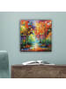 MuchoWow Leinwand bilder Bunter Wald (BxH)