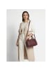 Lazarotti Bologna Leather Bowling-Bag Handtasche Crossbody Leder 26 cm burgundy