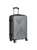 Paradise by CHECK.IN Kingston - 4-Rollen-Trolley 67 cm (lila) in silber