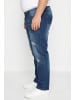 Men Plus Jeanshose in dark blue denim