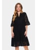 SAINT TROPEZ Kleid ZannaSZ Lockere Passform in Black