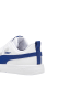 Puma Niedrige Kinder Sneakers mit Klettverschluss Courtflex V3 V PS Weiß