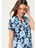 Olsen Blusenshirt in marine mehrfarbig