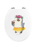Mr. & Mrs. Panda Motiv WC Sitz Pinguin Kokosnuss ohne Spruch in Weiß