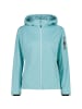 Campagnolo WOMAN JACKET ZIP HOOD in Türkis2413