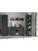 Furn.Design Wohnwand grün Landhaus, Wohnkombination 4-teilig 270 x 198 cm