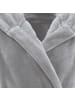 REDBEST Fleece Kinder-Bademantel mit Kapuze Perris in silber