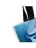 Mr. & Mrs. Panda Tote Bag Walfisch Thunfisch Design ohne Spruch in Weiß