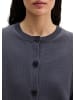 Marc O'Polo DfC V-Neck-Cardigan oversized in Blue Graphite