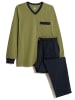 Haasis Bodywear Pyjama in navy/olive