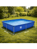 Happy People Stahlrahmenpool 228x159x42cm inkl. Abdeckplane in blau