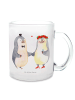 Mr. & Mrs. Panda Becher Pinguin Heirat ohne Spruch in Transparent