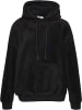 DEF Hoodie "Teddy Hoody Embroidery" in Schwarz