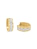 Amor Creolen Gold 585/14 ct in Bicolor