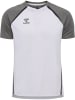 Hummel Druckknopf Polo Hmllead Herren in WHITE/STEEL GRAY