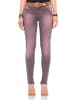 Cipo & Baxx Jeans inklusive Gürtel in Darkpink-Taba