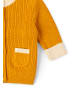 Little Green Radicals Kuschelige Strickjacke in Gold